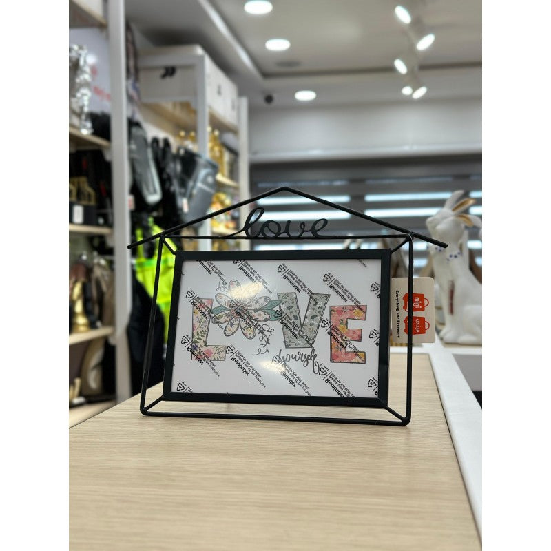 CADRE PHOTO EN METAL NOIR