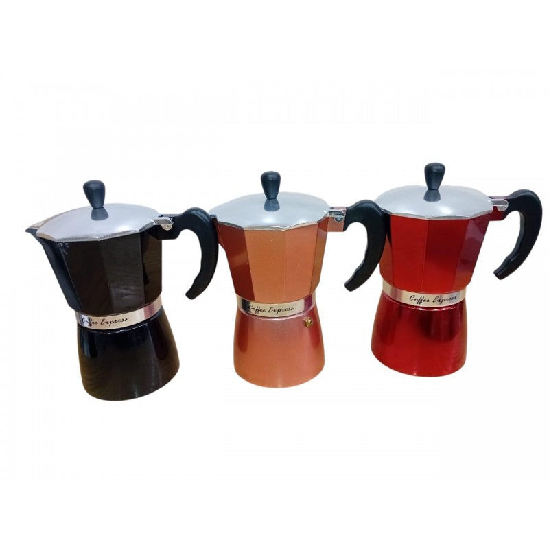 CAFETIERE EXPRESSSO EN ALUMINIUM 6 TASSES -300ML-