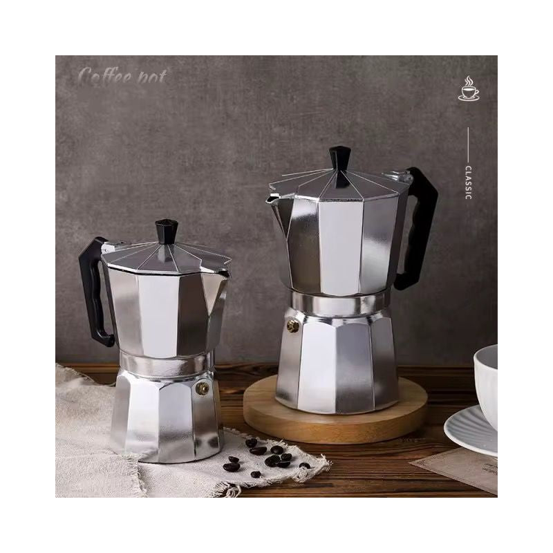 CAFETIERE EXPRESSSO EN ALUMINIUM 6 TASSES -300ML-