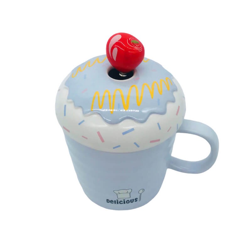 CHOPE CERAMIQUE AVEC COUVERCLE STYLE ELEGANT -400ML-