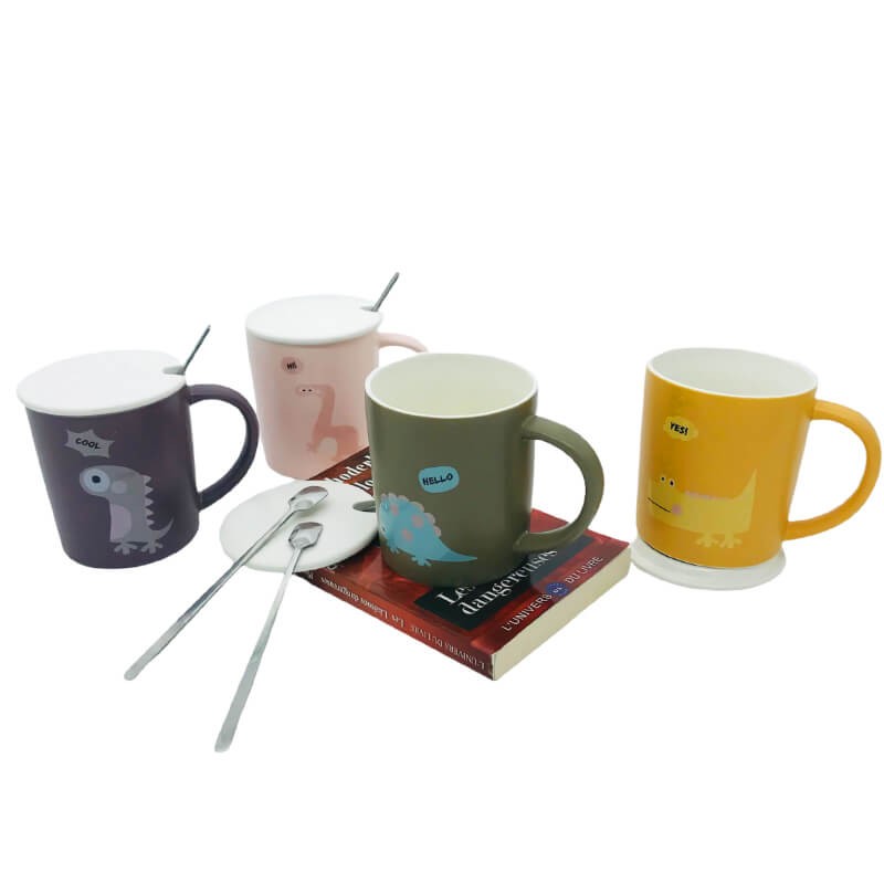 CHOPE CERAMIQUE AVEC COUVERCLE STYLE ELEGANT -450ML-