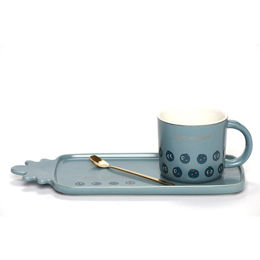 CHOPE - MUG 3 PCS CERAMIQUE ASPECT FRUIT KINGDOM -225ML-