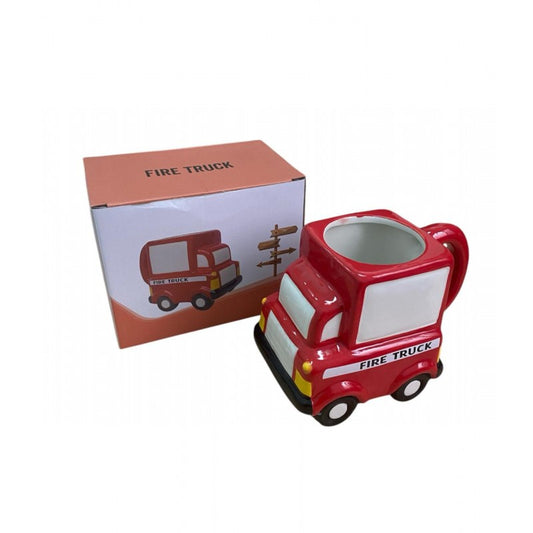 CHOPE - MUG CÉRAMIQUE 3D EN FORME DE VOITURE FIRE TRUCK -400ML-