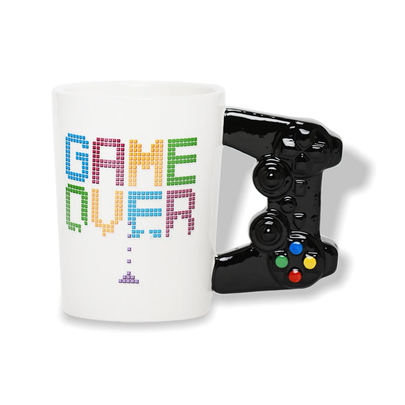 CHOPE - MUG CÉRAMIQUE 3D GAME OVER MOTIF MANETTE PLAYSTATION -400ML-
