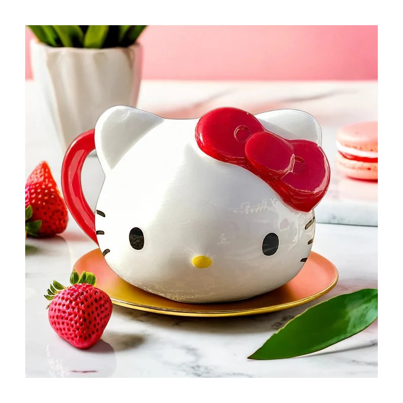 CHOPE - MUG CÉRAMIQUE 3D HELLO KITY -350ML-