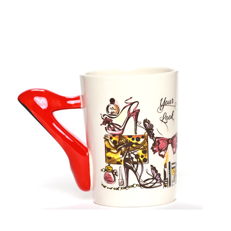 CHOPE - MUG CÉRAMIQUE 3D YOUR LOOK MOTIF CHAUSSURES A TALONS -400ML-