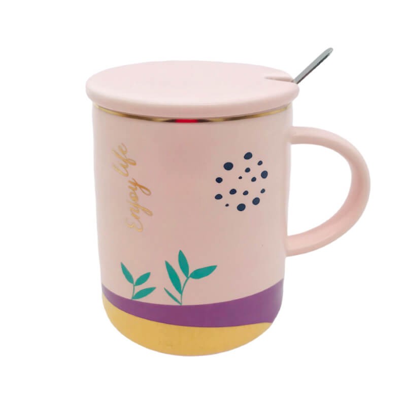 CHOPE - MUG CÉRAMIQUE AVEC COUVERCLE -420ML-