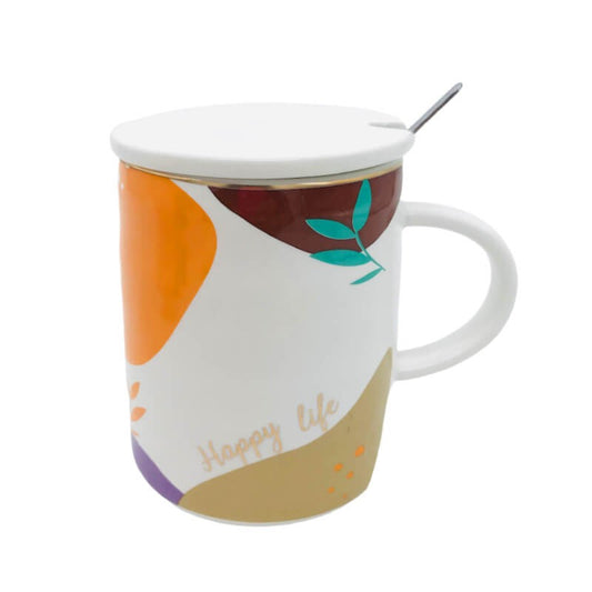 CHOPE - MUG CÉRAMIQUE AVEC COUVERCLE -420ML-