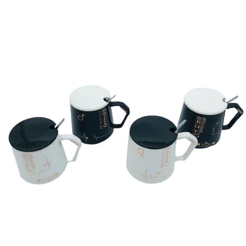 CHOPE - MUG CÉRAMIQUE AVEC COUVERCLE MIGNON -400ML-