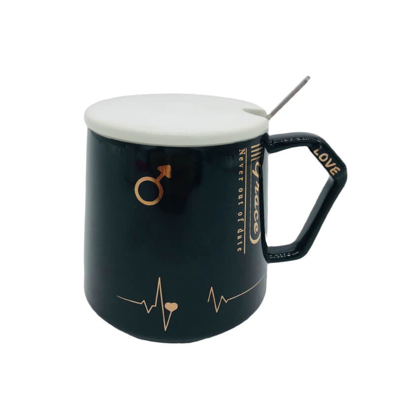 CHOPE - MUG CÉRAMIQUE AVEC COUVERCLE MIGNON -400ML-
