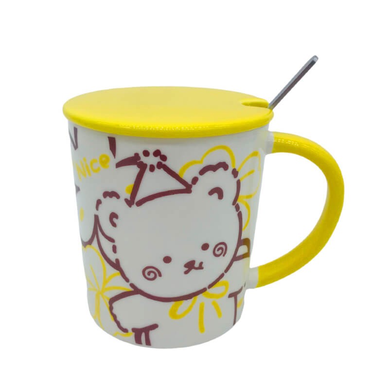 CHOPE - MUG CÉRAMIQUE AVEC COUVERCLE MIGNON -400ML-