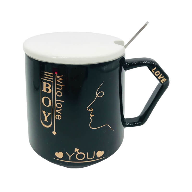 CHOPE - MUG CÉRAMIQUE AVEC COUVERCLE MIGNON -400ML-