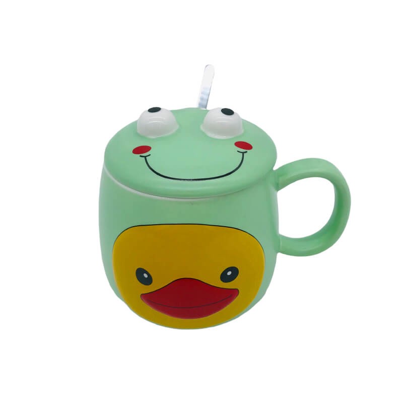CHOPE - MUG CÉRAMIQUE AVEC COUVERCLE MIGNON ACCESSOIRE KAWAII STYLE ORIGINAL -400ML-