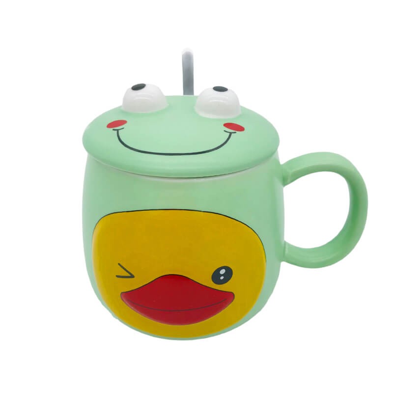 CHOPE - MUG CÉRAMIQUE AVEC COUVERCLE MIGNON ACCESSOIRE KAWAII STYLE ORIGINAL -400ML-