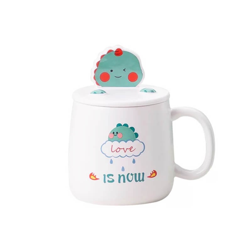 CHOPE - MUG CÉRAMIQUE AVEC COUVERCLE SUPPORT DE TELEPHONE MIGNON KAWAII STYLE ORIGINAL -400ML-
