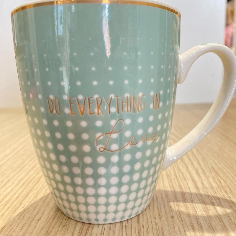 CHOPE - MUG CÉRAMIQUE DECORÈ EN DORÈ -350ML-