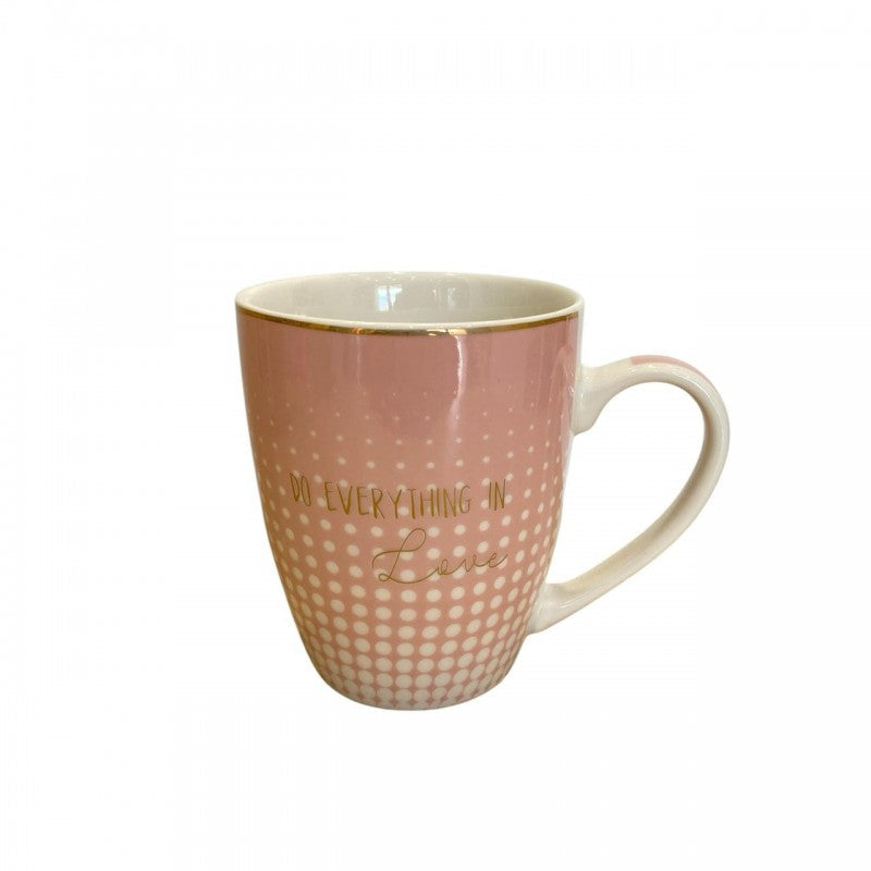 CHOPE - MUG CÉRAMIQUE DECORÉ EN DORÉ -350ML-