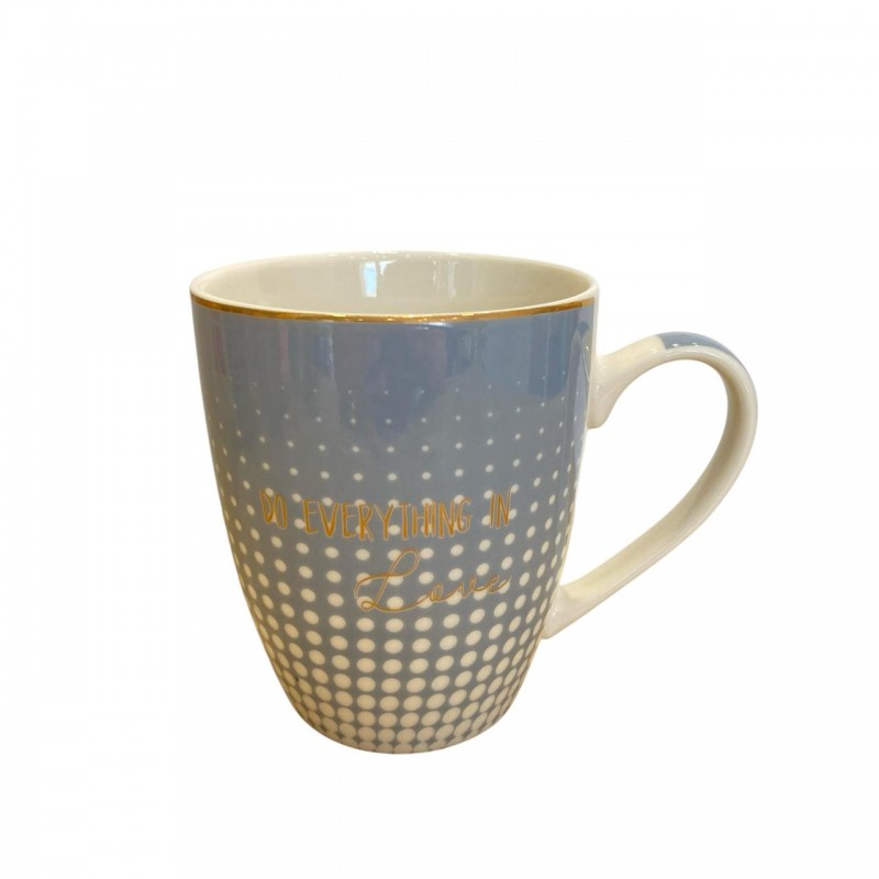 CHOPE - MUG CÉRAMIQUE DECORÈ EN DORÈ -350ML-