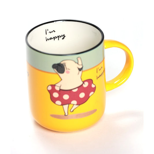 CHOPE - MUG CÉRAMIQUE I'M HAPPY -400ML-