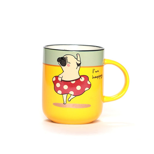 CHOPE - MUG CÉRAMIQUE I'M HAPPY -400ML-