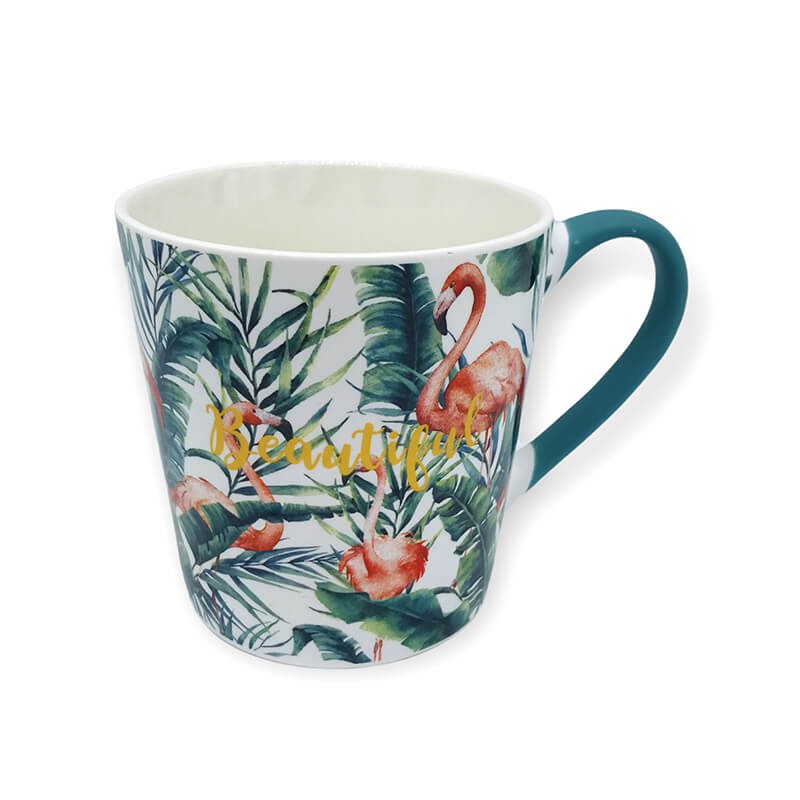 CHOPE - MUG CÉRAMIQUE MOTIF FLAMMENT BEAUTIFUL –390ML-