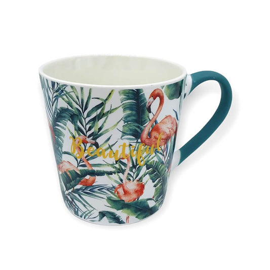 CHOPE - MUG CÉRAMIQUE MOTIF FLAMMENT BEAUTIFUL –390ML-
