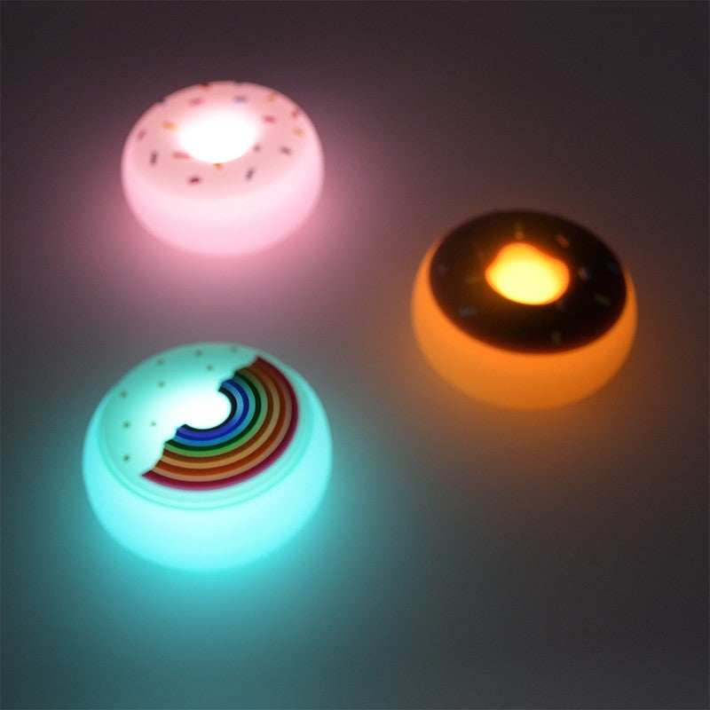 LAMPE DE BUREAU & VEILLEUSE LED ASPECT GÂTEAU DONUTS VERT