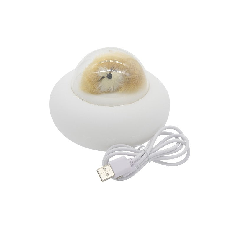 LAMPE DE BUREAU & VEILLEUSE LED ASPECT VAISSEAU AVEC INTERRUPTEUR À COULEURS CHANGEANTES MOTIF CHIEN