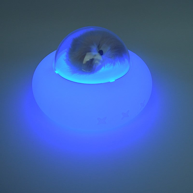 LAMPE DE BUREAU & VEILLEUSE LED ASPECT VAISSEAU AVEC INTERRUPTEUR À COULEURS CHANGEANTES MOTIF CHIEN