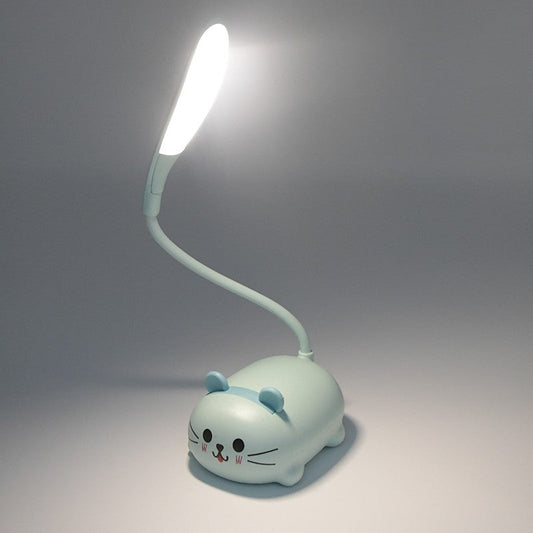LAMPE DE BUREAU & VEILLEUSE LED ASPECT CHAT