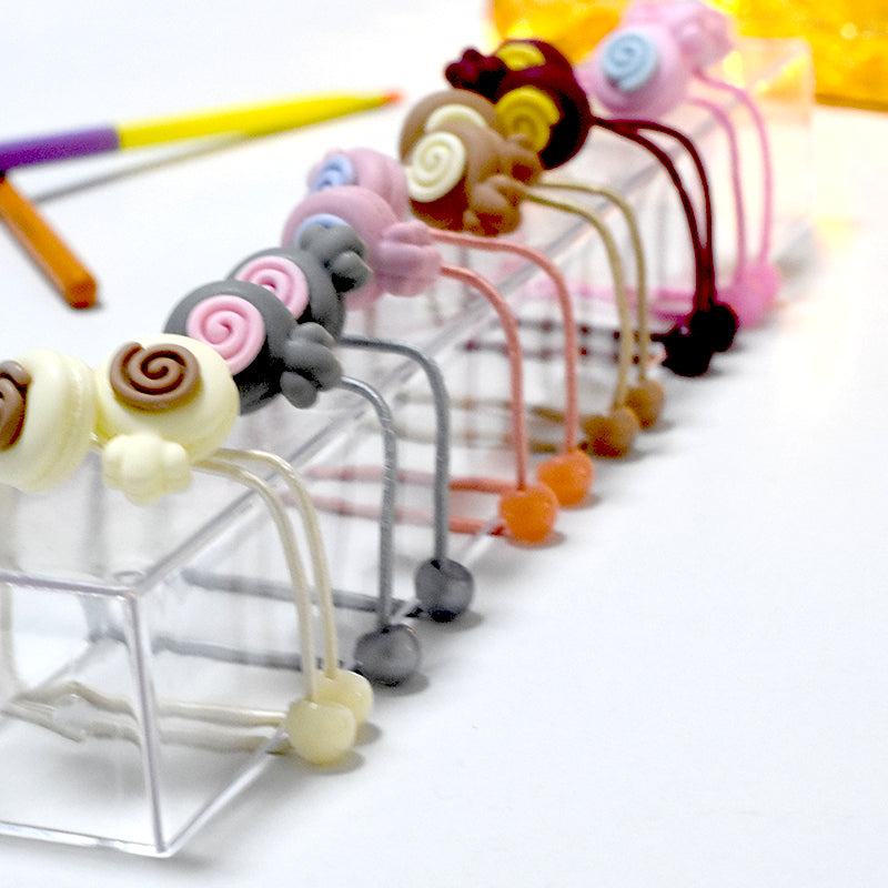 Lot de 2 bandes avec motif forme escargot