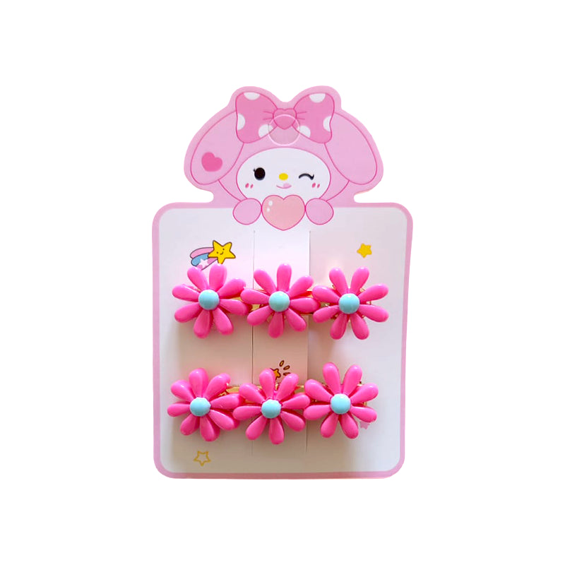 Lot de 2 pinces à cheveux avec motif fleur