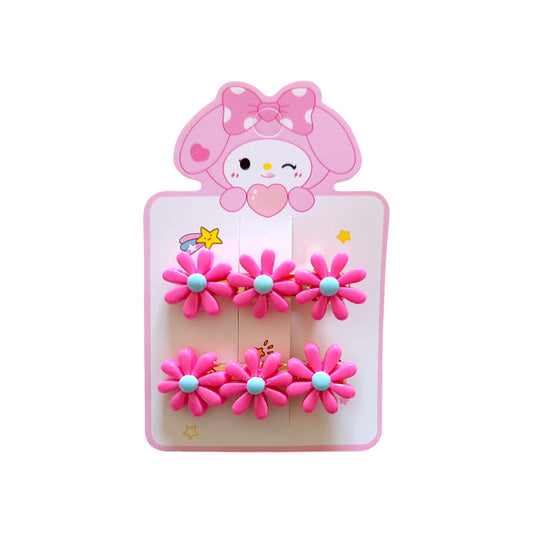 Lot de 2 pinces à cheveux avec motif fleur