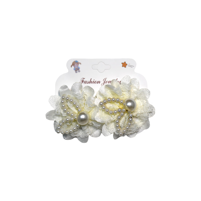 Lot de 2 pinces forme fleur