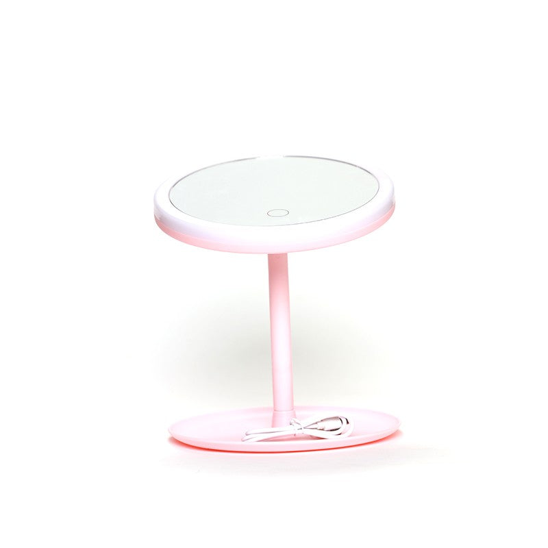 MIROIR COSMÉTIQUE EN PVC AVEC LUMIÈRE LED -18CM-