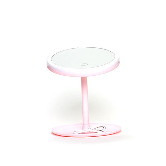 MIROIR COSMÉTIQUE EN PVC AVEC LUMIÈRE LED -18CM-