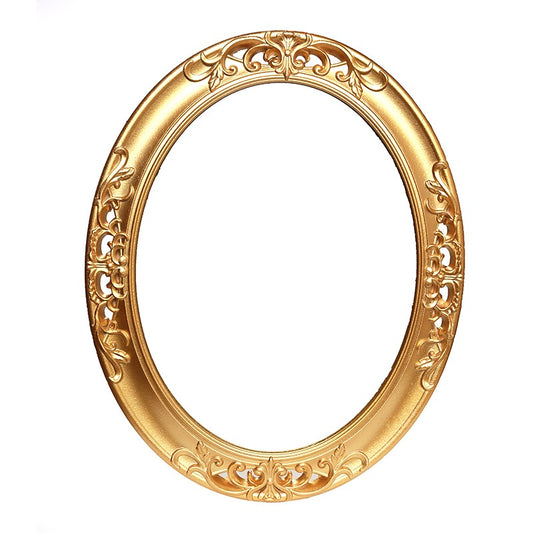 MIROIR MURALE EN BOIS - DÉCORATION -61CM X 49CM-