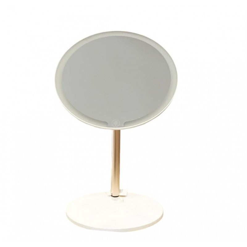 MIROIR ROND DE MAQUILLAGE LED SMART TOUCHE RÈGLABLE 3 COULEURS DE LUMIÈRE HD AVEC USB3 COULEURS