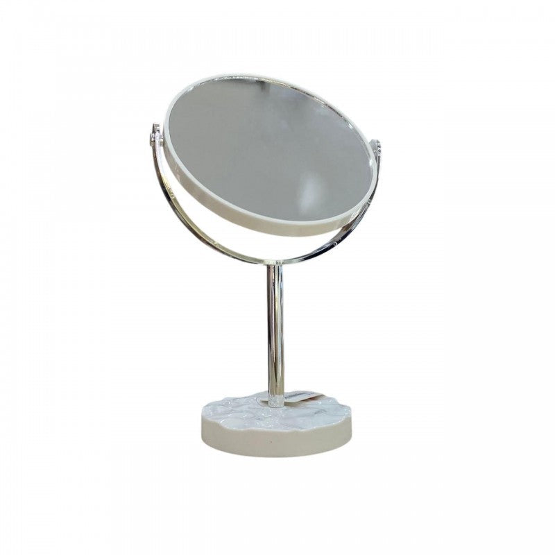 MIROIR ROND DE TABLE DOUBLE FACE MIROIR DE BUREAU POUR LE MAQUILLAGE LÈPILLATION ET LE RASAGE