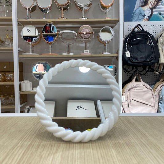 MIROIR ROND DE TABLE POUR LE MAQUILLAGE LÈPILLATION ET LE RASAGE