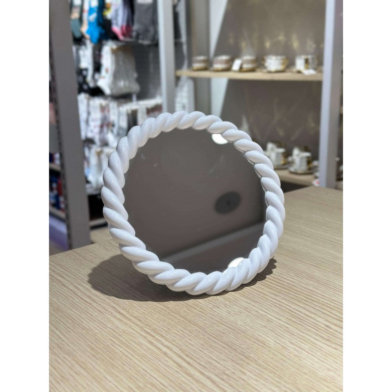 MIROIR ROND POUR LE MAQUILLAGE L 'ÈPILLATION ET LE RASAGE