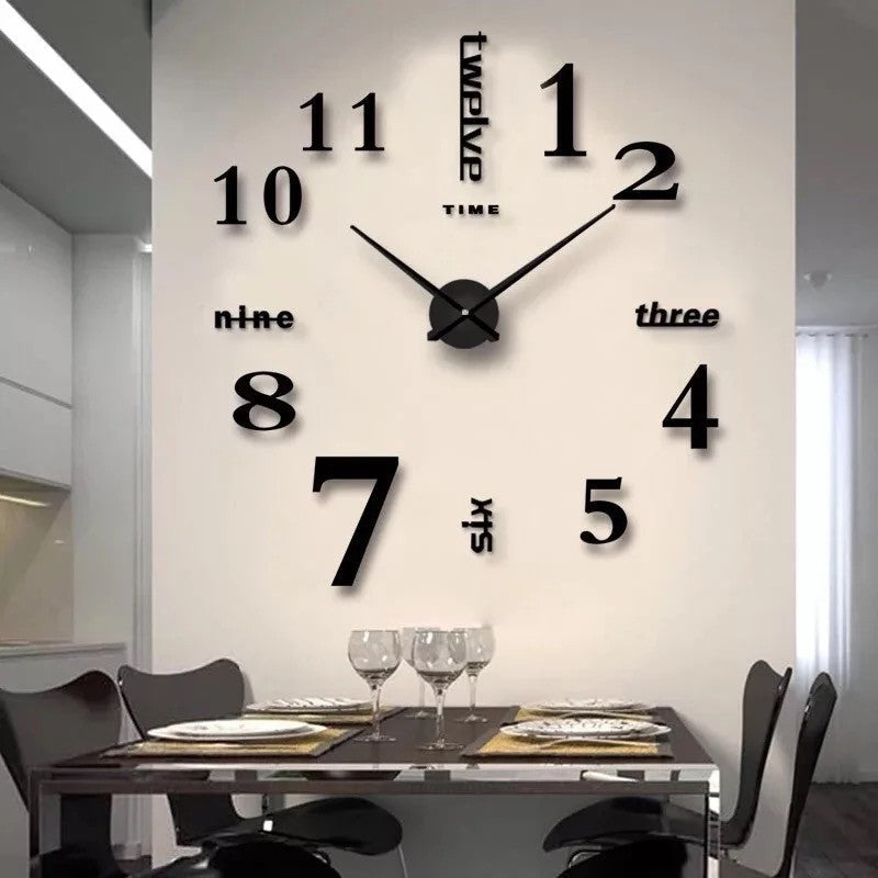 MONTRE MURAL 3D-60CM-90CM-