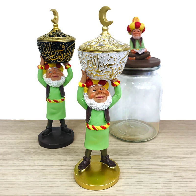 PIECE DECORATIVE EN RESINE -FANANIS-ENCENSOIR