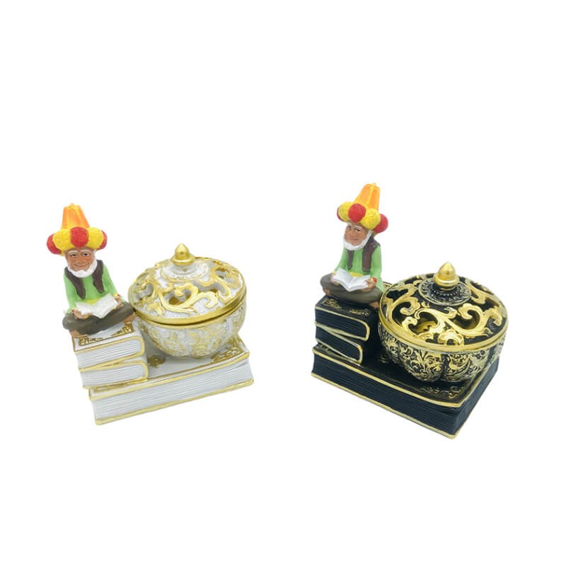 PIECE DECORATIVE EN RESINE -FANANIS- ENCENSOIR