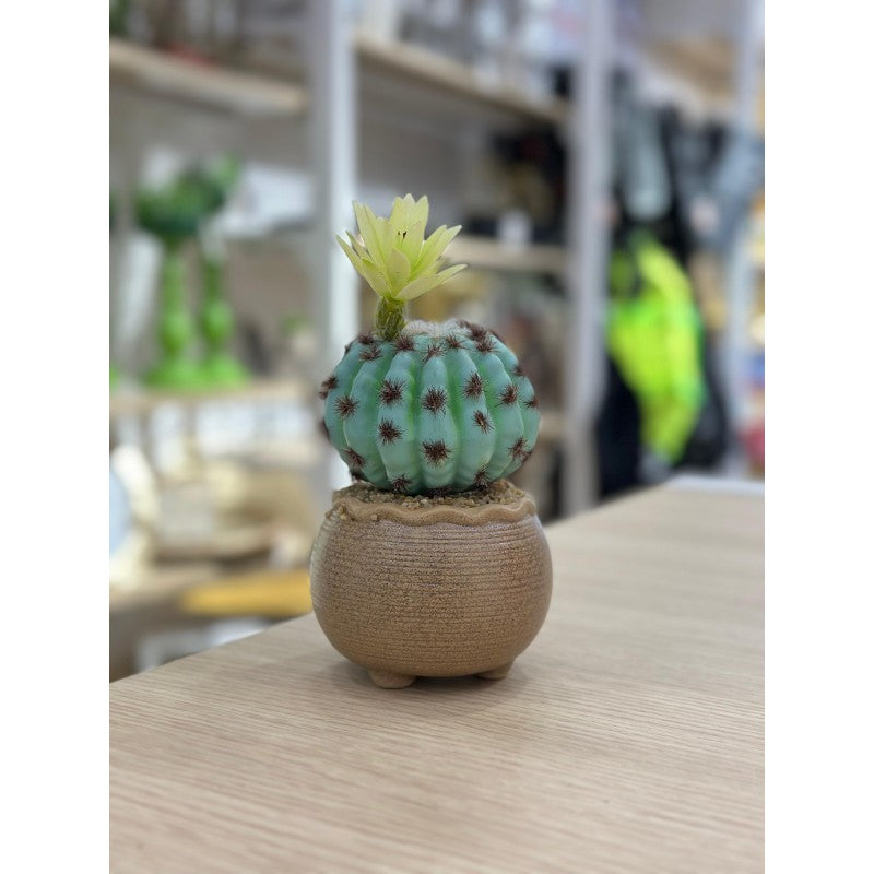 PLANTE DECORATIVE EN CERAMIQUE 17CM