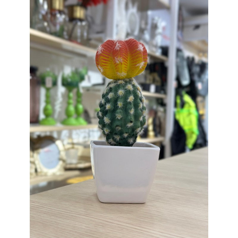 PLANTE DECORATIVE EN CERAMIQUE 20CM