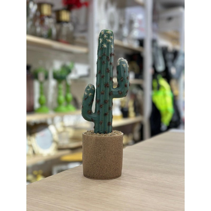 PLANTE DECORATIVE EN CERAMIQUE 27CM