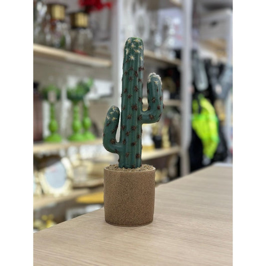 PLANTE DECORATIVE EN CERAMIQUE 27CM