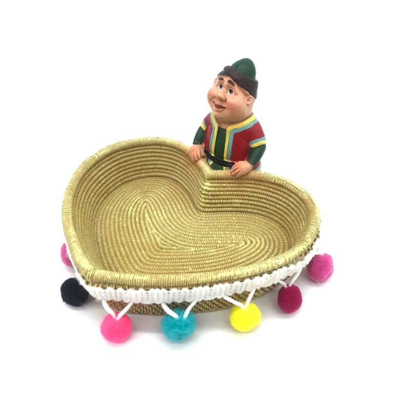 PLATEAU AVEC PIECE DECORATIVE EN RESINE -FANANIS GROS-