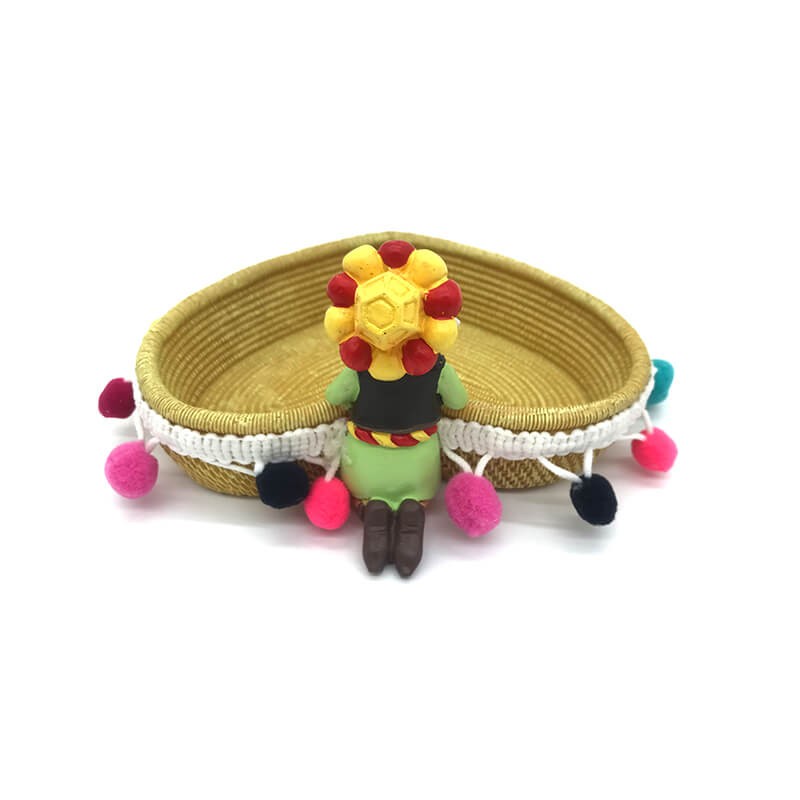 PLATEAU AVEC PIECE DECORATIVE EN RESINE -FANANIS VIEIL-